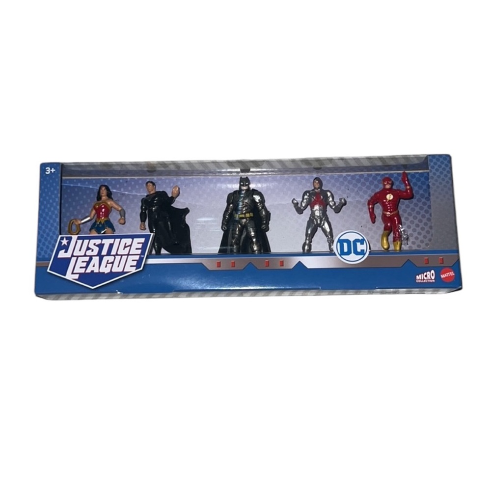 NIB Mattel Justice League Mini Action Figures Set • 5-Pack • Age 3+